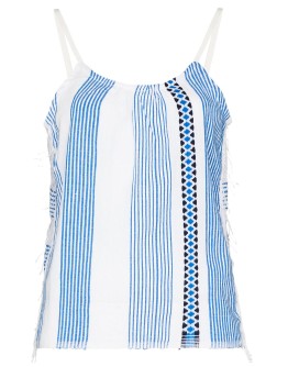 Mizan stripe-pattern camisole