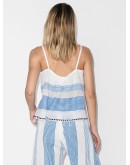 Mizan stripe-pattern camisole