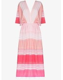 Eshal striped kaftan dress
