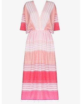 Eshal striped kaftan dress