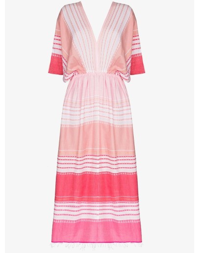 Eshal striped kaftan dress