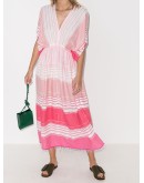 Eshal striped kaftan dress