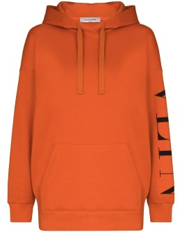 logo-print long-sleeve hoodie