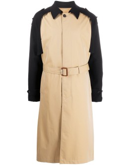two-toned trench coat