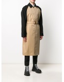 two-toned trench coat