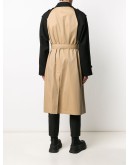 two-toned trench coat