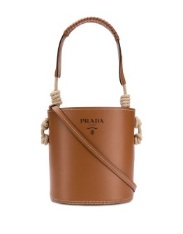 cord detail bucket bag
