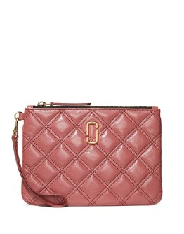The Quilted Softshot Wristlet pouch