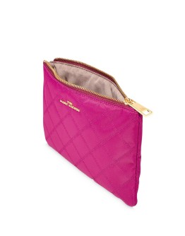 diamond quilted make-up bag