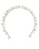 faux-pearl and crystal headband
