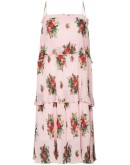 Cher pleated midi dress