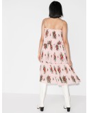 Cher pleated midi dress