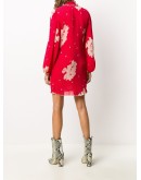 floral georgette mini dress