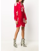 floral georgette mini dress