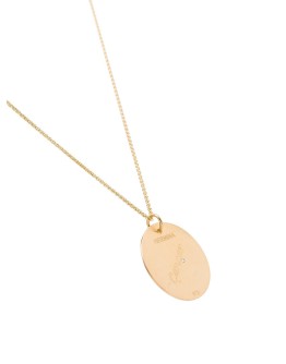 gold-plated Cancer Constellation pendant necklace
