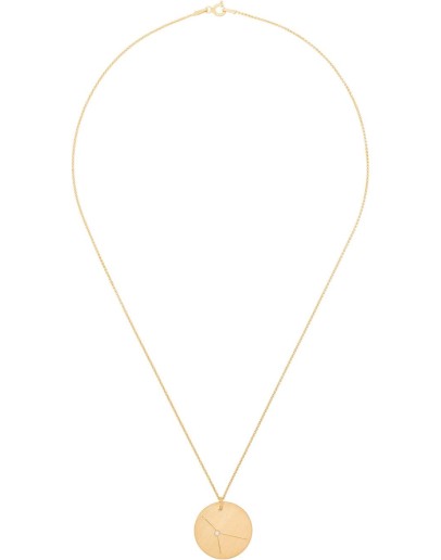gold-plated Cancer Constellation pendant necklace