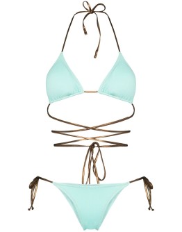 Miami tie detail bikini set