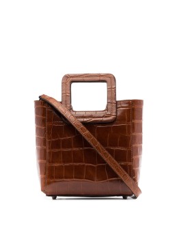 Shirley croc effect tote bag