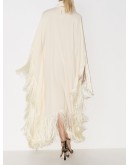 Mrs Ross fringed maxi dress