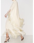 Mrs Ross fringed maxi dress