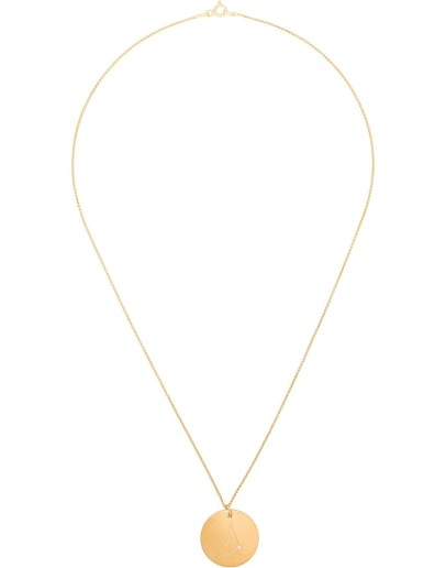 Capricorn 14kt gold-plated necklace