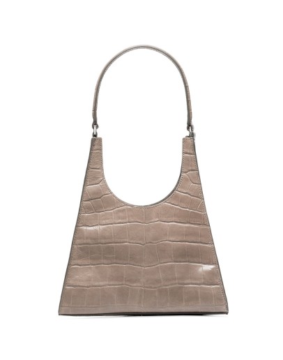 Rey crocodile-effect shoulder bag