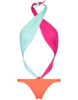 Showpony wrap swimsuit