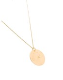 Gemini gold-plated necklace