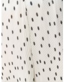 polka dot midi skirt