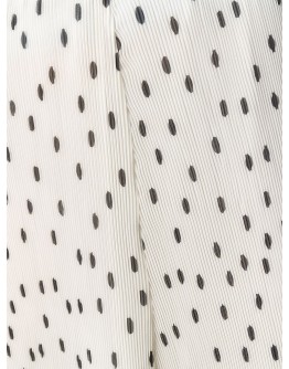 polka dot midi skirt