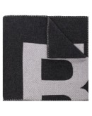 Loli logo-print blanket scarf