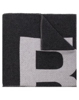 Loli logo-print blanket scarf