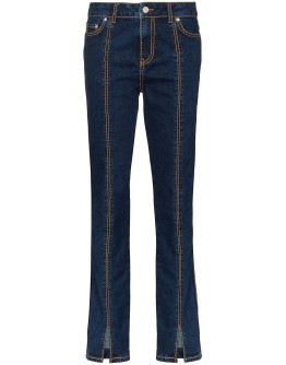 stitch-trim skinny jeans