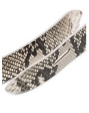 python-print leather belt