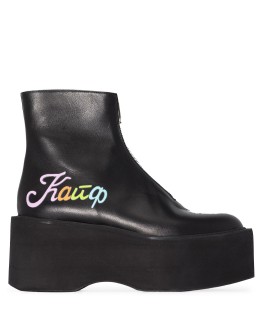 Kaif flatform ankle boots