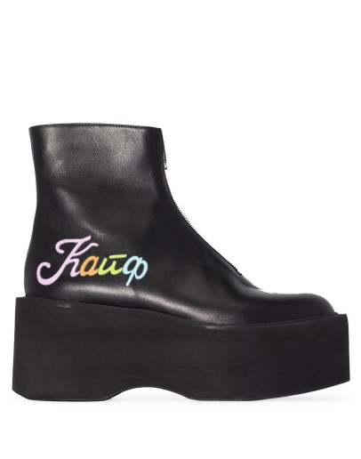 Kaif flatform ankle boots