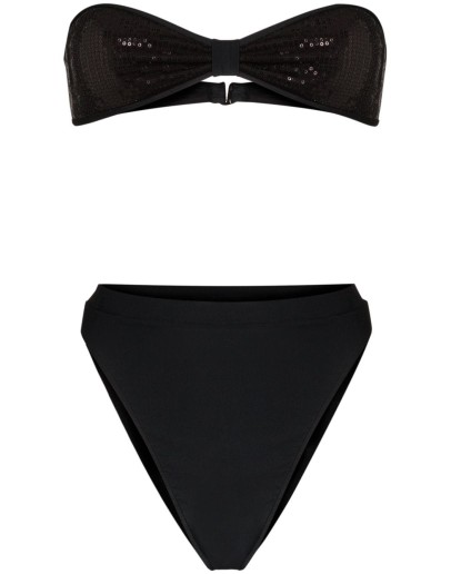 sequinned bikini set
