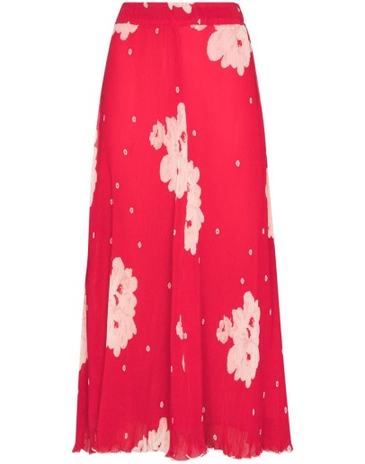 floral georgette skirt