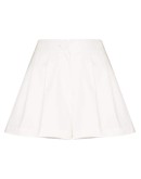 high-rise pleated shorts