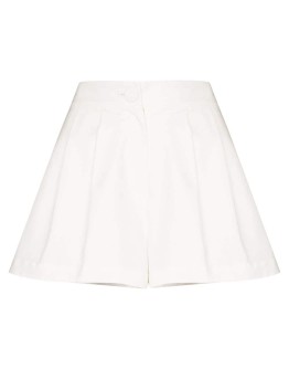 high-rise pleated shorts