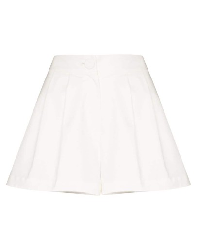 high-rise pleated shorts