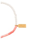 gold-plated pearl bracelet