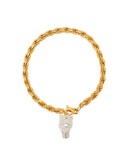 gold-plated Tyche chain bracelet 