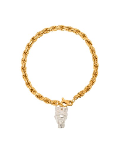 gold-plated Tyche chain bracelet 