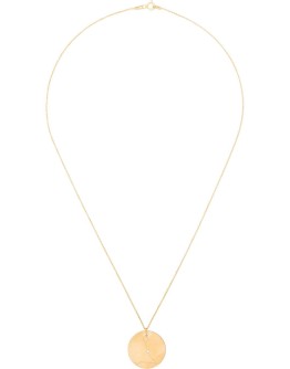 gold-plated Pisces Constellation pendant necklace