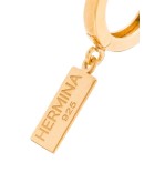 Delian huggie charm earrings