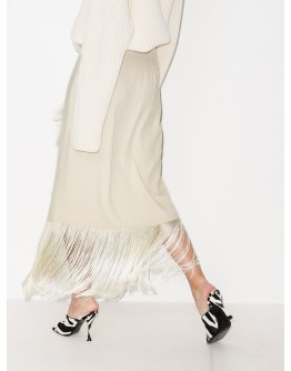 El Pareo fringed skirt