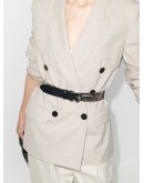 buckled adjustable belt