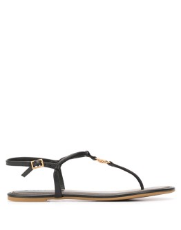 logo medallion strappy sandals