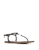 logo medallion strappy sandals